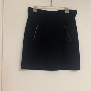 COPY - Loft Merino Wool Blend Elastic Waist Skirt Zipper Pockets SZ L